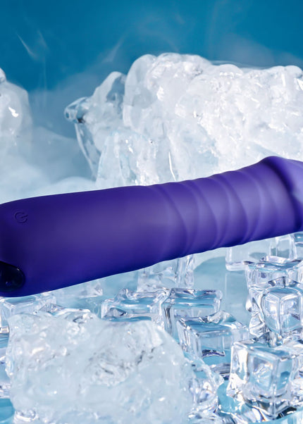 Selopa AMBITION - Purple 17 cm USB Rechargeable Thrusting Vibrator