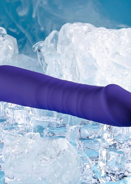 Selopa AMBITION - Purple 17 cm USB Rechargeable Thrusting Vibrator