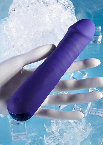 Selopa AMBITION - Purple 17 cm USB Rechargeable Thrusting Vibrator