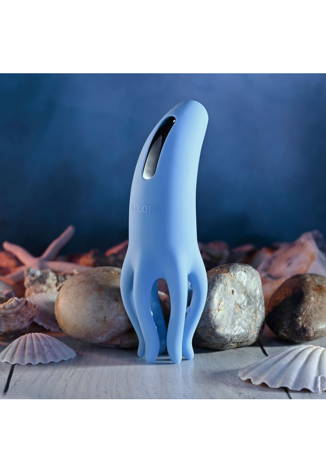 Selopa TENTACLE TICKLER - Blue USB Rechargeable Vibrating Stimulator