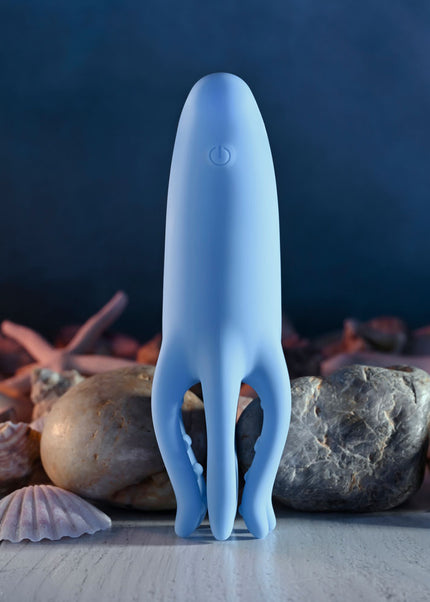 Selopa TENTACLE TICKLER - Blue USB Rechargeable Vibrating Stimulator