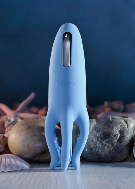 Selopa TENTACLE TICKLER - Blue USB Rechargeable Vibrating Stimulator