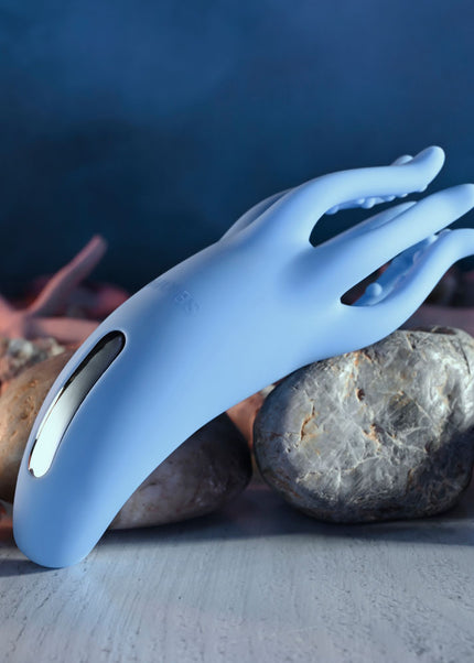 Selopa TENTACLE TICKLER - Blue USB Rechargeable Vibrating Stimulator
