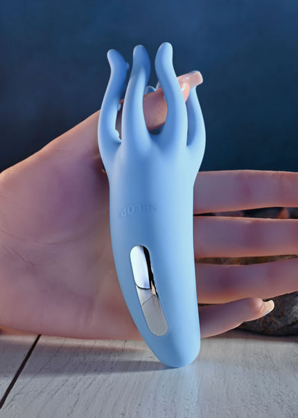 Selopa TENTACLE TICKLER - Blue USB Rechargeable Vibrating Stimulator