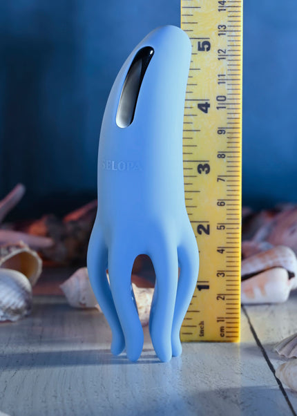 Selopa TENTACLE TICKLER - Blue USB Rechargeable Vibrating Stimulator