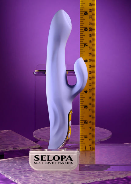 Evolved LAVENDER LOVE - Purple 23.3 cm USB Rechargeable Rabbit Vibrator