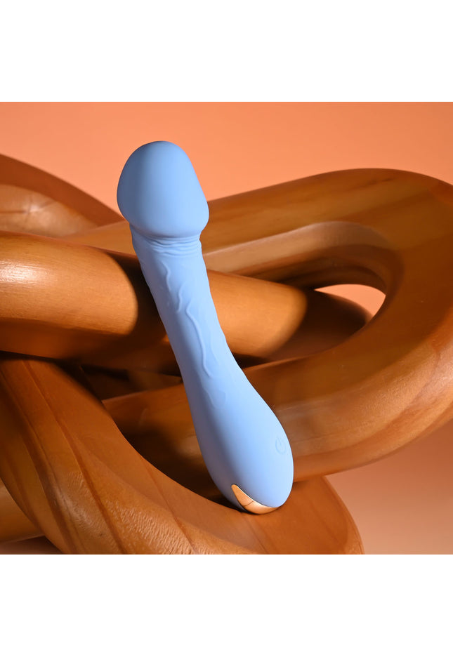 Selopa DAINTY DICK - Baby Blue 11.9 cm USB Rechargeable Mini Vibrator