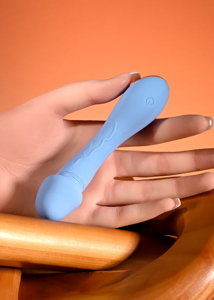 Selopa DAINTY DICK - Baby Blue 11.9 cm USB Rechargeable Mini Vibrator