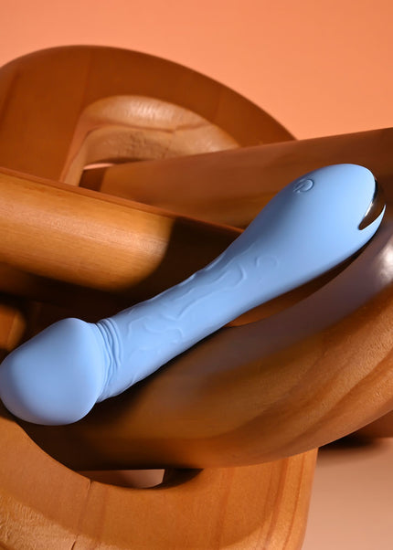Selopa DAINTY DICK - Baby Blue 11.9 cm USB Rechargeable Mini Vibrator