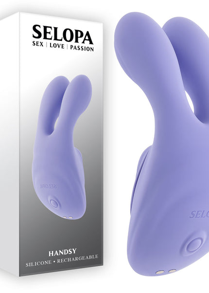 Selopa HANDSY - Purple USB Rechargeable Layon Stimulator