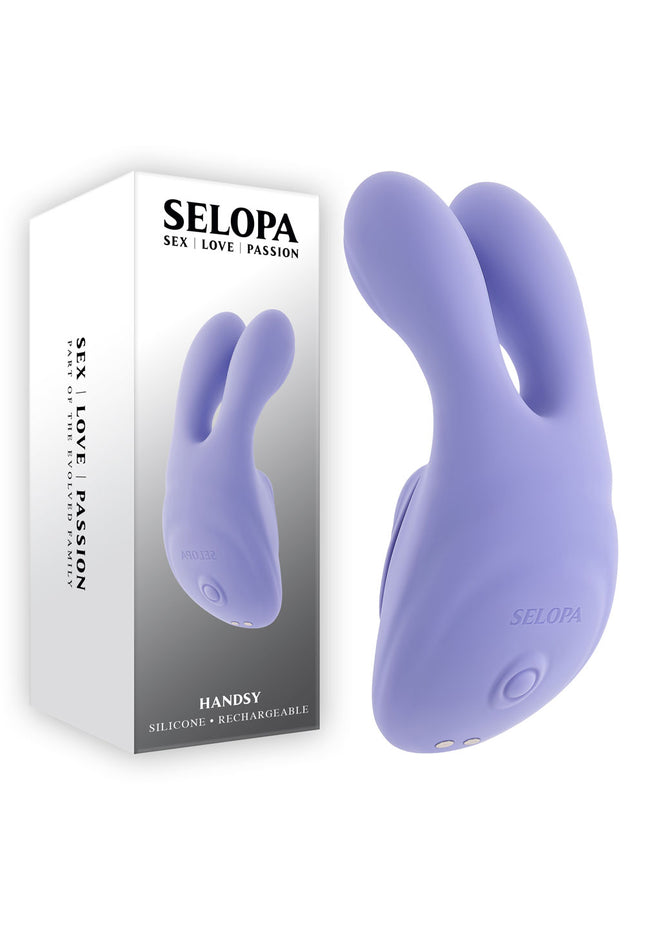 Selopa HANDSY - Purple USB Rechargeable Layon Stimulator