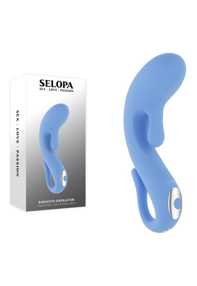 Selopa SMOOTH OPERATOR - Blue USB Rechargeable Vibrator