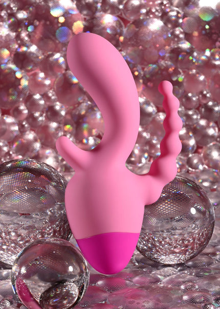 Selopa GAME ON - Pink USB Rechargeable Mini Triple Stimulator
