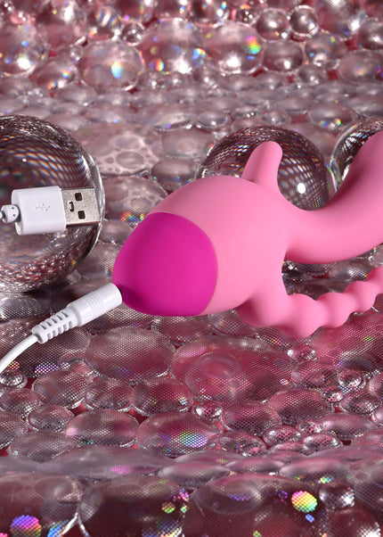 Selopa GAME ON - Pink USB Rechargeable Mini Triple Stimulator