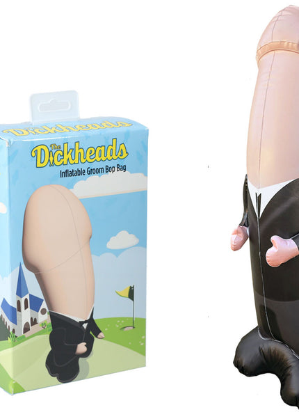 S-LINE The Dickheads - Groom Bop Bag - 100 cm Inflatable Penis Punching Bag