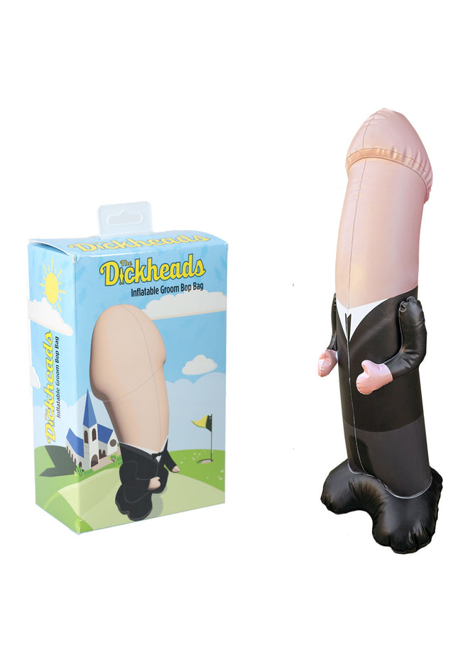 S-LINE The Dickheads - Groom Bop Bag - 100 cm Inflatable Penis Punching Bag