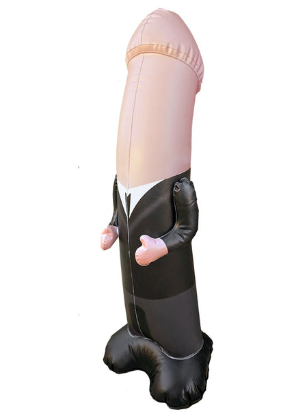 S-LINE The Dickheads - Groom Bop Bag - 100 cm Inflatable Penis Punching Bag