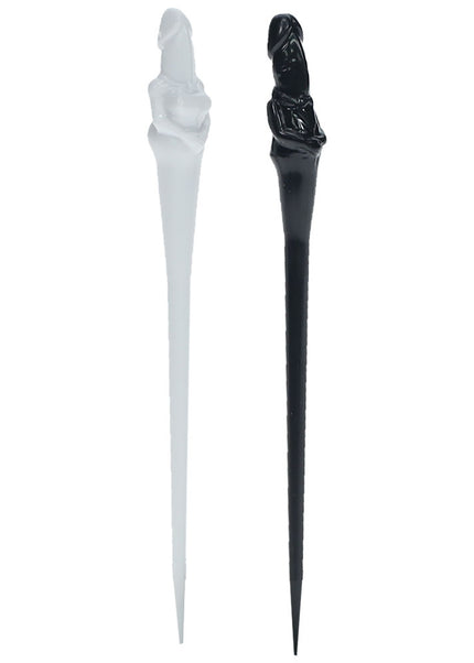 S-LINE The Dickheads - Couples Toothpicks - Black/White Novelty Toothpicks - 20 Pack