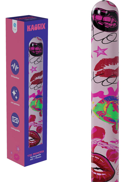 S-LINE Kaotix Y2K Princess - Powder Pink 17.8 cm USB Rechargeable Vibrator
