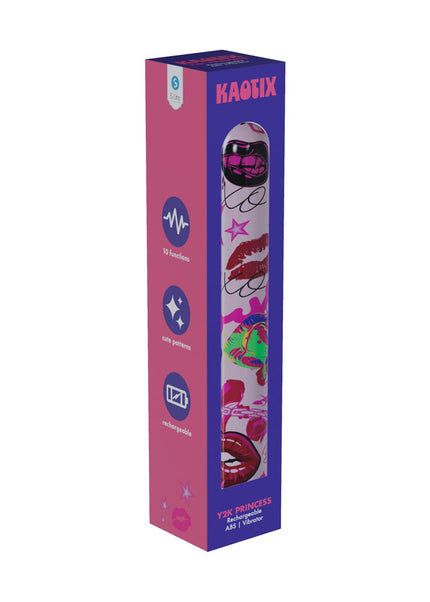 S-LINE Kaotix Y2K Princess - Powder Pink 17.8 cm USB Rechargeable Vibrator