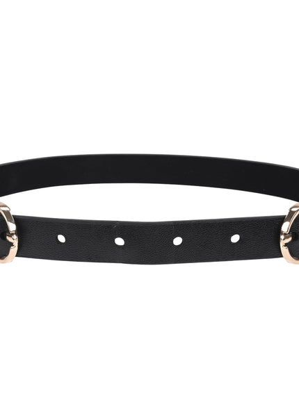 Sex & Mischief Double Buckle Day Collar - Black Collar
