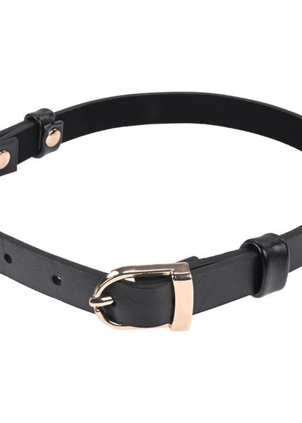 Sex & Mischief Double Buckle Day Collar - Black Collar