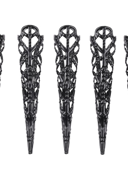 Sex & Mischief Sensory Fingertips - Black - Black - Set of 5
