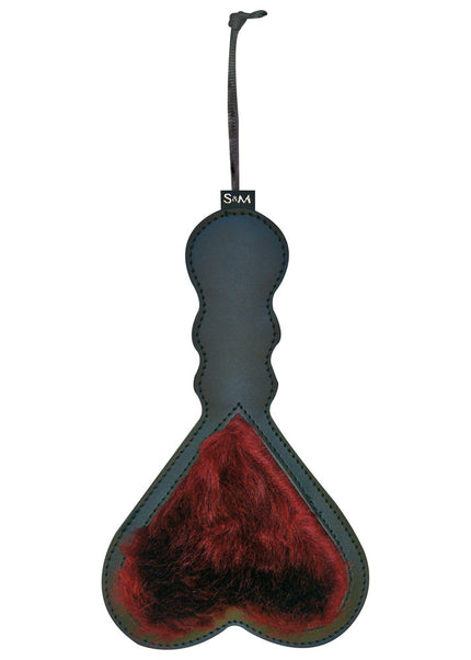 Sex & Mischief Enchanted Heart Paddle - Red/Black Paddle