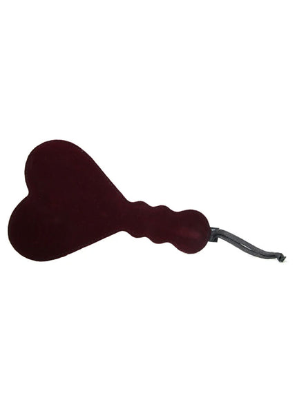 Sex & Mischief Enchanted Heart Paddle - Red/Black Paddle