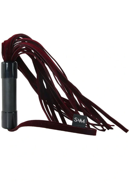 Sex & Mischief Enchanted Flogger - Red/Black Flogger Whip