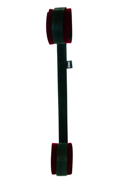 Sex & Mischief Enchanted Spreader Bar - Black/Red Restraints