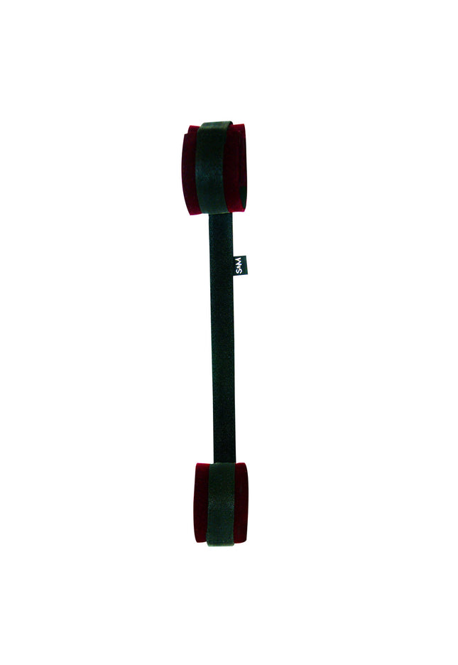 Sex & Mischief Enchanted Spreader Bar - Black/Red Restraints