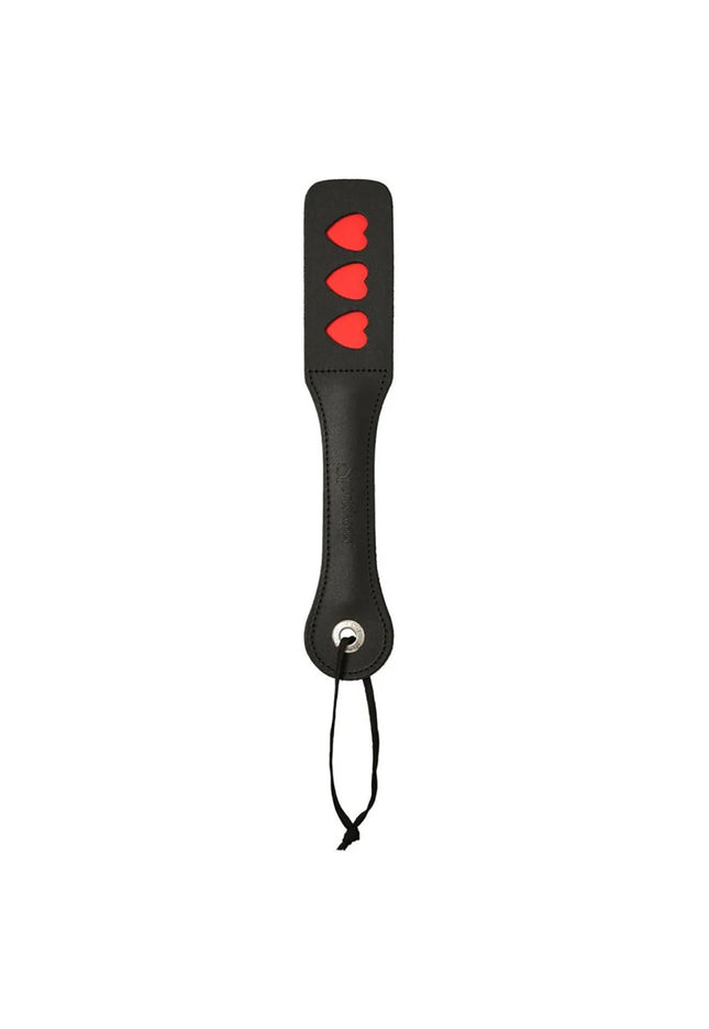 Sex & Mischief Heart Paddle - Black Paddle