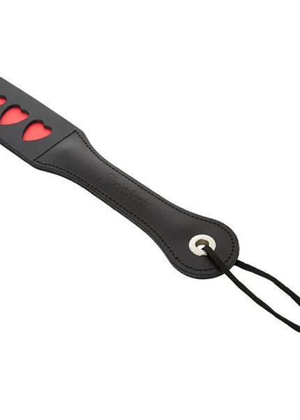 Sex & Mischief Heart Paddle - Black Paddle