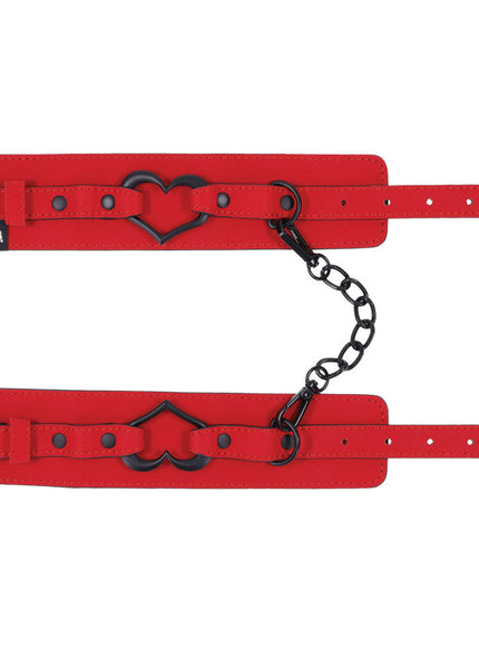 Sex & Mischief Amor Handcuffs - Red Restraints