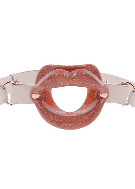 Sex & Mischief Peaches n CreaMe Silicone Lips - Peach Mouth Restraint