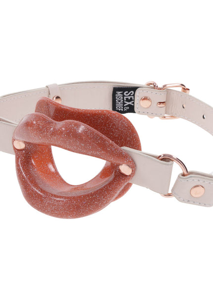 Sex & Mischief Peaches n CreaMe Silicone Lips - Peach Mouth Restraint