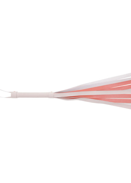 Sex & Mischief Peaches n CreaMe Stripe Flogger - Peach 80 cm Flogger Whip