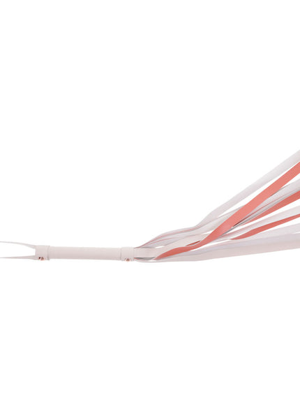 Sex & Mischief Peaches n CreaMe Stripe Flogger - Peach 80 cm Flogger Whip