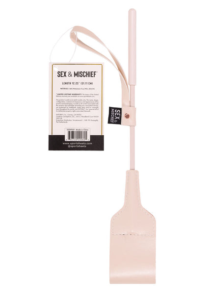 Sex & Mischief Peaches n CreaMe Riding Crop - Peach 30 cm Crop Whip