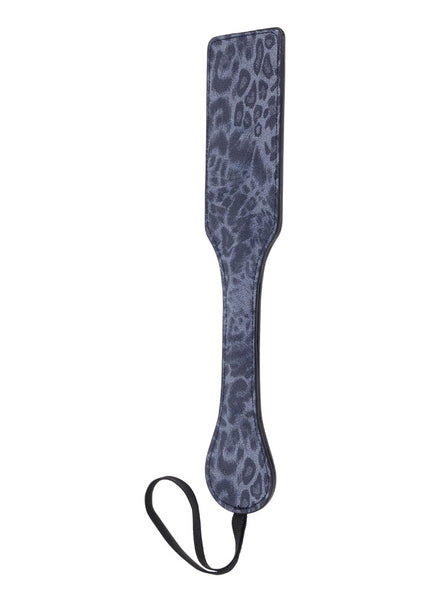 Sex & Mischief Cougar Studded Paddle - Navy Blue Paddle with Gold Studs