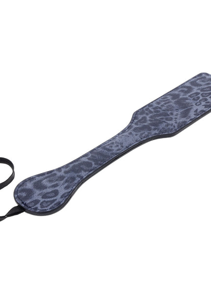 Sex & Mischief Cougar Studded Paddle - Navy Blue Paddle with Gold Studs