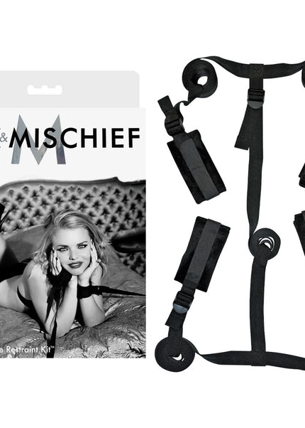 Sex & Mischief Bed Bondage Restraint Kit - Under the Bed Restraint System
