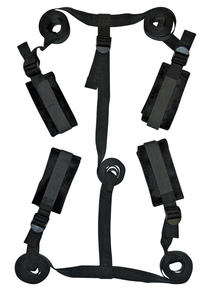 Sex & Mischief Bed Bondage Restraint Kit - Under the Bed Restraint System