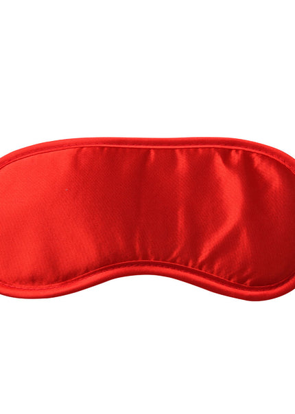 Sex & Mischief Satin Blindfold Red - Red Blindfold