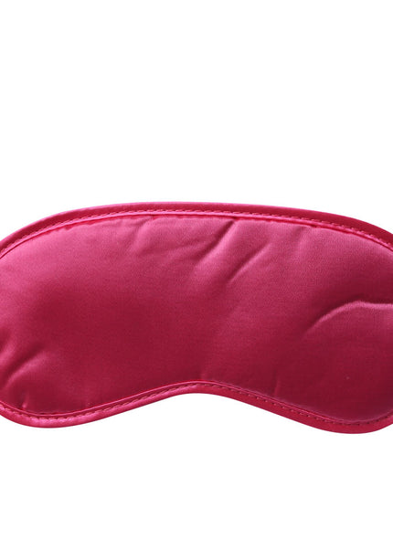 Sex & Mischief Satin Blindfold Hot Pink - Hot Pink Blindfold
