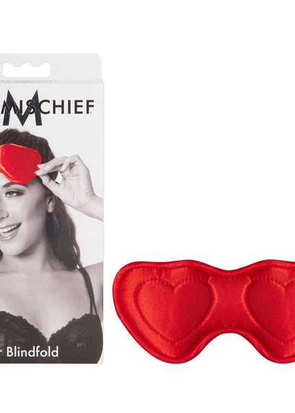 Sex & Mischief Amor Blindfold - Red Padded Blindfold