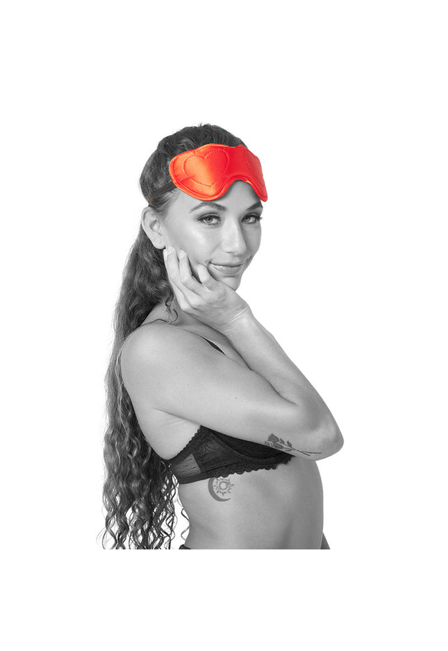 Sex & Mischief Amor Blindfold - Red Padded Blindfold