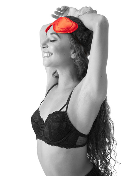Sex & Mischief Amor Blindfold - Red Padded Blindfold