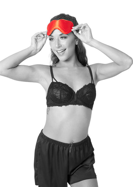 Sex & Mischief Amor Blindfold - Red Padded Blindfold